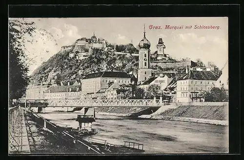 AK Graz, Murqai mit Schlossberg