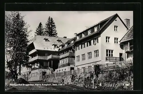 AK Alpl bei Krieglach, Alpengasthof Burggraber