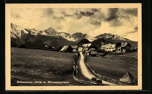 AK Hohentauern, Teilansicht mit Bösensteingruppe