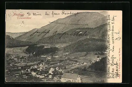 AK Neuberg, Totalansicht des Gemeinde