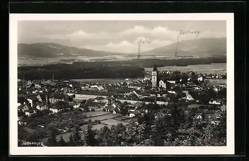 AK Judenburg, Totalansicht der Stadt