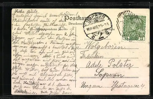 AK Leopoldstein, Blick auf die Mauer