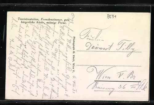 AK Stojen b. Kapellen, Gasthaus Vinzenz Hinterleitner