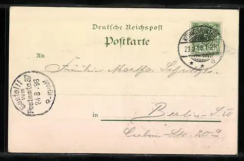 Lithographie Königswinter, Drachenburg, Ruine Drachenfels