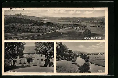 AK Neubrücke /Nahe, Gasthof Kunz, Nahetal