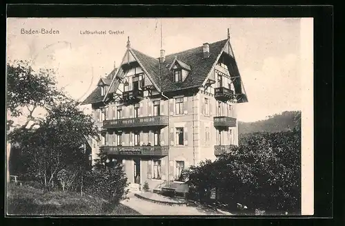 AK Baden-Baden, Luftkurhotel Grethel