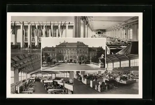 AK Wien, Internationale Messe 1947 - Ausstellungsgebäude und Innenansichten