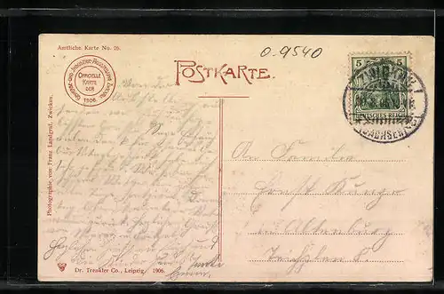AK Zwickau, Gewerbe- und Industrie-Ausstellung 1906, Teich-Cafe