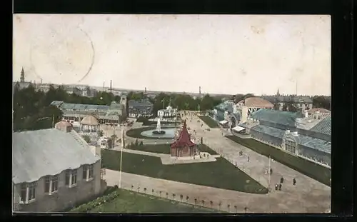 AK Zwickau, Gewerbe- und Industrie-Ausstellung 1906, Ausstellungsgelände