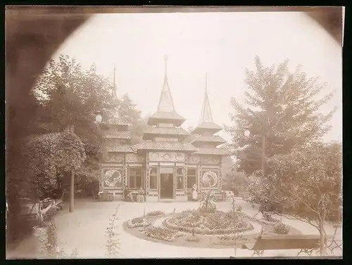 Fotografie Brück & Sohn Meissen, Ansicht Karlsbad, Japanischer Pavillon