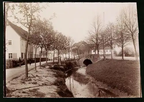 Fotografie Brück & Sohn Meissen, Ansicht Wilsdruff, Partie am Stadtgraben