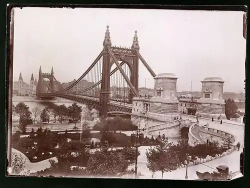 Fotografie Brück & Sohn Meissen, Ansicht Budapest, Elisabethbrücke