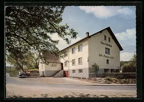 AK Güttersbach, Cafe-Pension Haus Schönblick, Bes. Fritz Müller