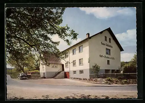 AK Güttersbach, Cafe-Pension Haus Schönblick, Bes. Fritz Müller