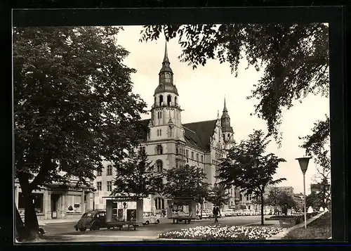 AK Halle /Saale, Gerichtsgebäude am Hansering