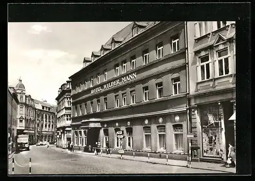 AK Annaberg-Buchholz, Hotel Wilder Mann