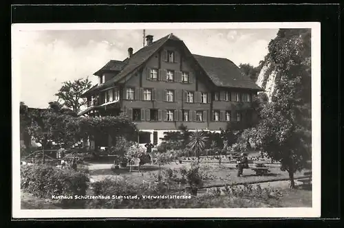 AK Stansstad /Vierwaldstättersee, Kurhaus Schützenhaus