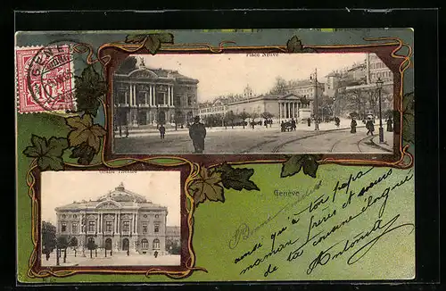 AK Genève, Grand Théâtre, Place Neuve, Passepartout