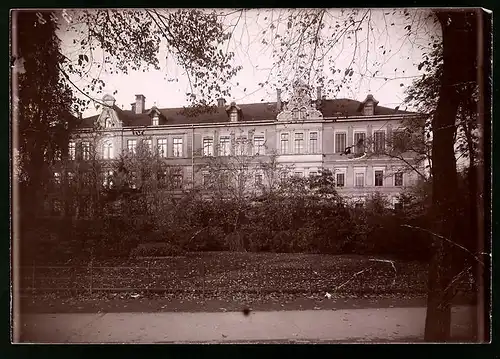 Fotografie Brück & Sohn Meissen, Ansicht Grossenhain i. Sa., Blick auf die Realschule