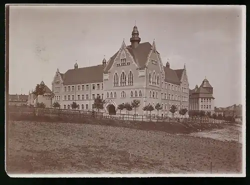 Fotografie Brück & Sohn Meissen, Ansicht Meissen i. Sa., Blick auf das Realgymnasium