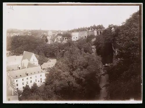 Fotografie Brück & Sohn Meissen, Ansicht Luxemburg, Les Rochers du Bock
