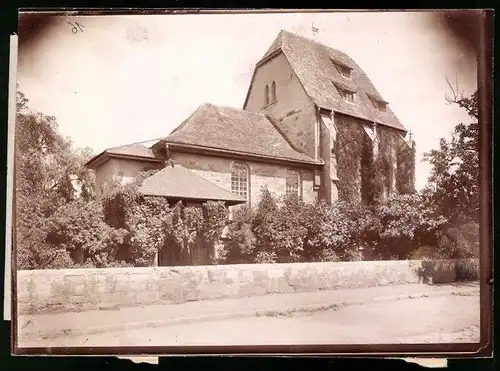 Fotografie Brück & Sohn Meissen, Ansicht Jena, Blick auf die Schillerkirche in welcher Schiller getraut wurde