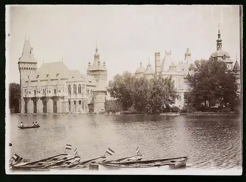 Fotografie Brück & Sohn Meissen, Ansicht Budapest, Blick auf das Landwirtschaftliche Museum