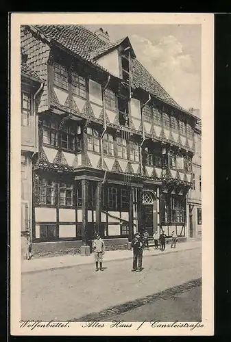 AK Wolfenbüttel, Altes Haus, Canzleistrasse