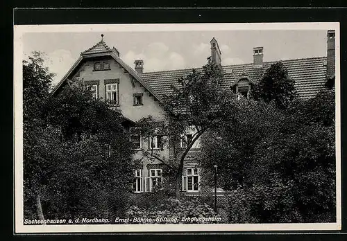 AK Sachsenhausen a.d. Nordbahn, Ernst-Böhme-Stiftung, Erholungsheim