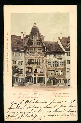 AK Schaffhausen, Mittelalterliche Häuser