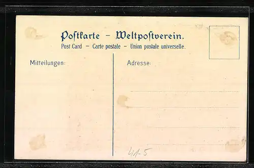 AK Dampfer Kaiserin Auguste Victoria der Hamburg-Amerika-Linie, Treppenaufgang im Rauchsalon