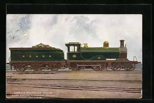 AK Express Passenger Engine, South Eastern & Chatham Railway