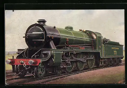 AK Englische Eisenbahn-Lokomotive No. 771 der Southern Railway