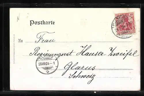 AK Waldkirch /Breisgau, Ortsansicht mit Kirche