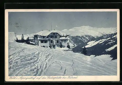 AK Krimml, Waltls Alpengasthof auf der Gerlosplatte