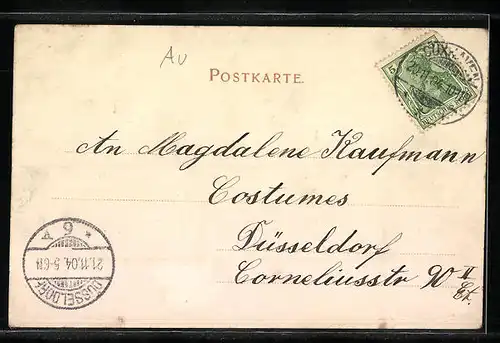 AK Linz, Franz Josef-Platz mit Denkmal