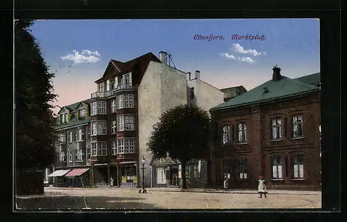 AK Elmshorn, Partie auf dem Marktplatz