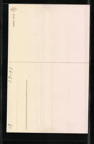 Künstler-AK H. Zahl: Zwei Soldaten mit Gewehren