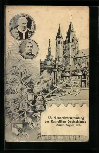 AK Mainz, 58. Generalversammlung der Katholiken Deutschlands 1911, Kirche