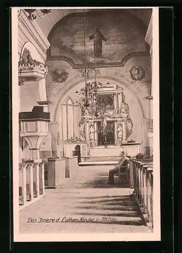 AK Mitau, Inneres der Luther-Kirche