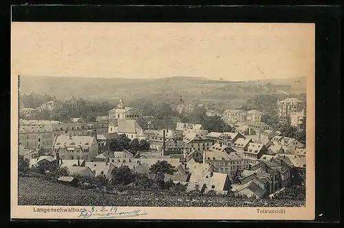 AK Langenschwalbach, Totalansicht der Ortschaft