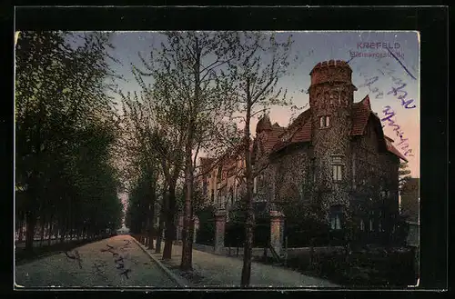 AK Krefeld, Ansicht der Bismarckstrasse