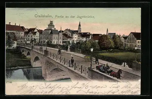 AK Crailsheim, Partie an der Jagstbrücke