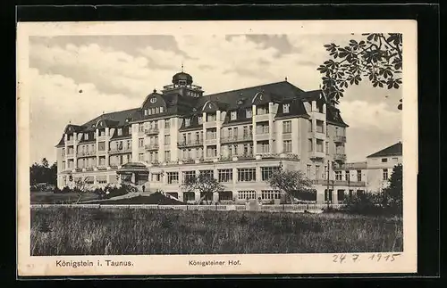 AK Königstein i. Taunus, Hotel Königsteiner Hof