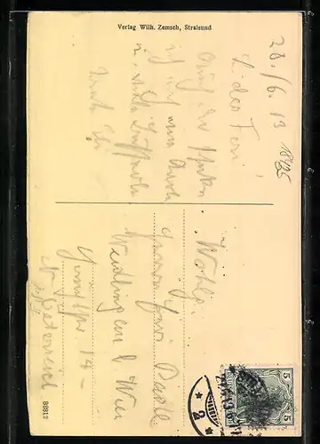 AK Stralsund, Semlowertor, Strassenpartie