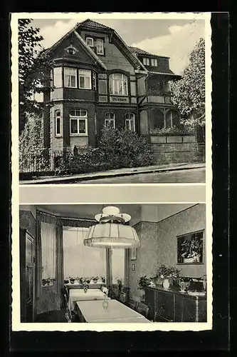 AK Bad Nenndorf, Pensionshaus Villa Hanna, Rodenberger Allee 18