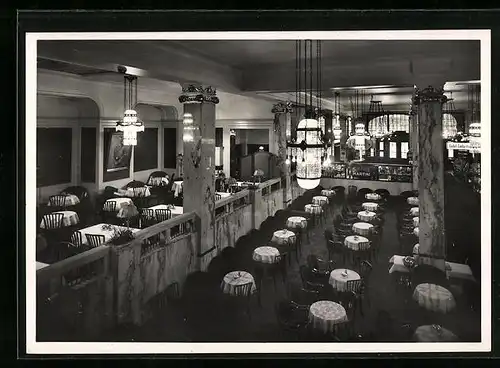 AK Hamburg-St.Georg, Hotel Reichshof, Kaffee-Diele