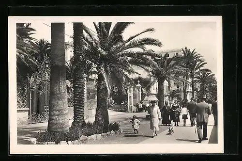 AK San Remo, Passeggiata dell`Imperatrice