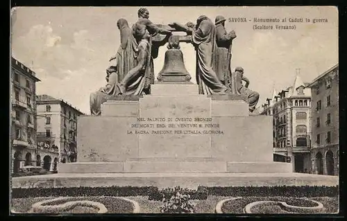 AK Savona, Monumento ai Caduti in guerra