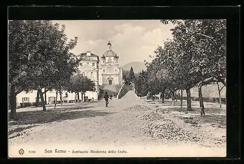 AK San Remo, Santuario Madonna della Costa